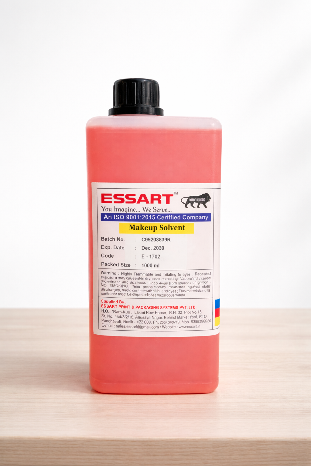 Makeup solvent